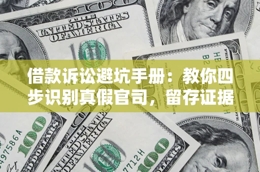济南借款诉讼避坑手册：教你四步识别真假官司，留存证据不踩雷