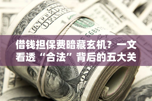 济南借钱担保费暗藏玄机？一文看透“合法”背后的五大关键陷阱