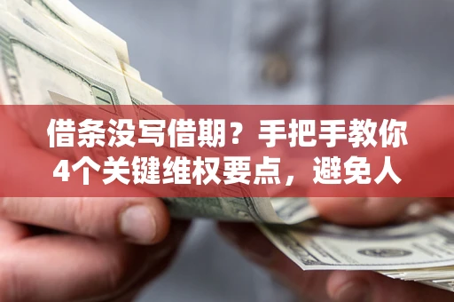 济南借条没写借期？手把手教你4个关键维权要点，避免人财两空