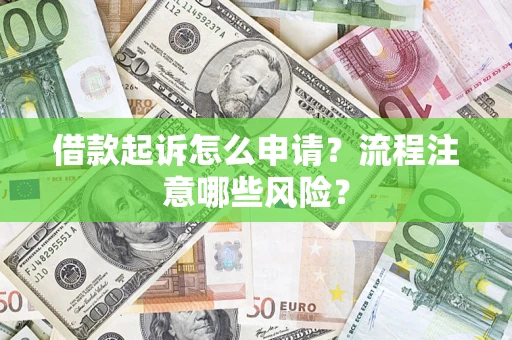济南借款起诉怎么申请？流程注意哪些风险？