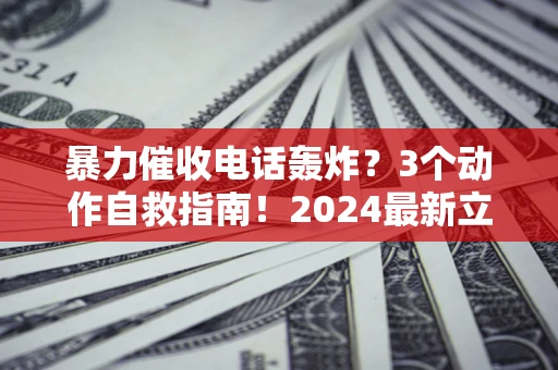 济南暴力催收电话轰炸？3个动作自救指南！2024最新立案标准全解析