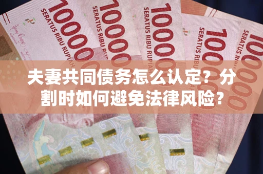 济南夫妻共同债务怎么认定？分割时如何避免法律风险？